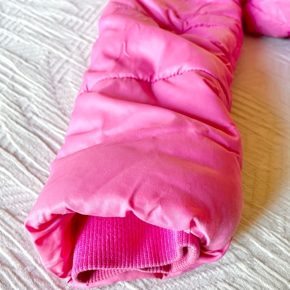 Detatchable Hood, Urban Down Lightweight Puffer Long Winter Coat, Rose Pink - Picture 13 of 16